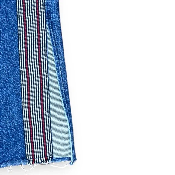 Hudson Forgiver Riley Luxe Crop Jean Raw Hem Side Slits 27 ^ 3 for 20 - Picture 6 of 7